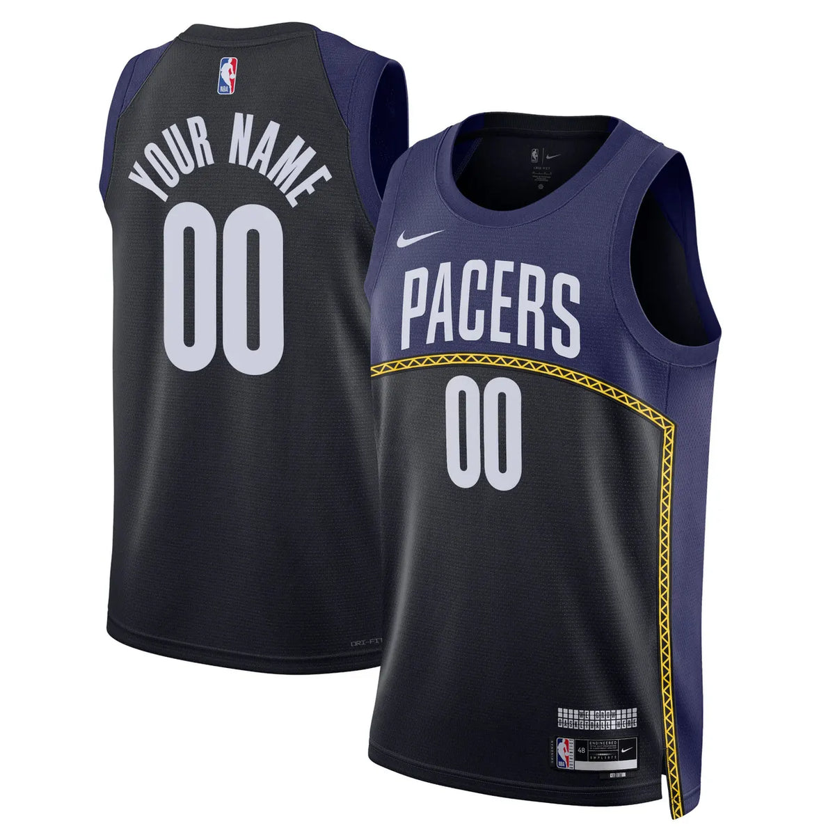 Pacers Black City Jersey