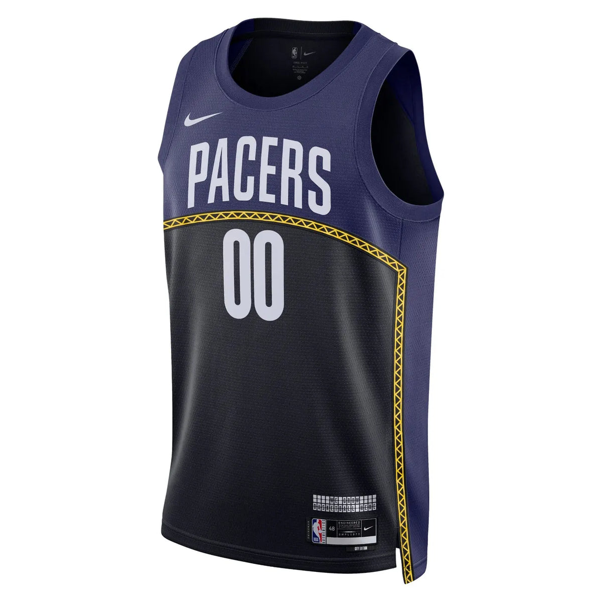 Pacers Black City Jersey - Hình 3