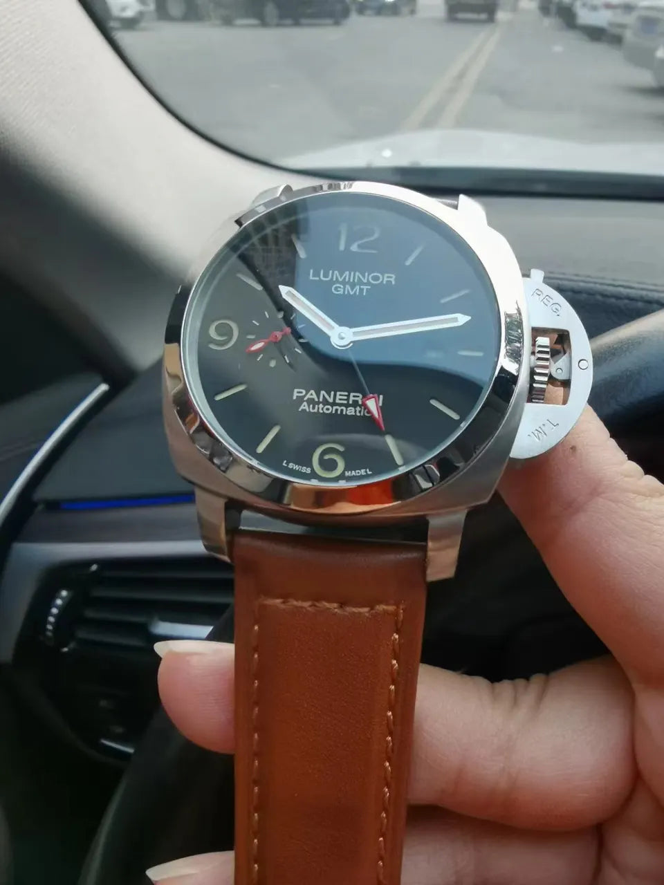 Panerai Luminor GMT Brown Leather