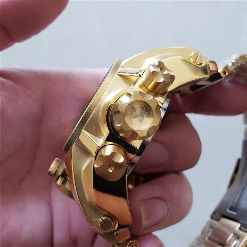 Invicta Gold Blue Chronograph - Hình 6