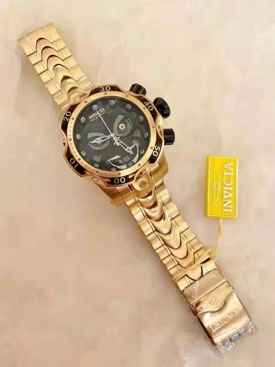 Invicta Joker Gold Watch - Hình 2