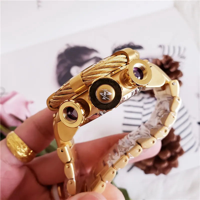 Invicta Gold Chronograph Bracelet - Hình 8