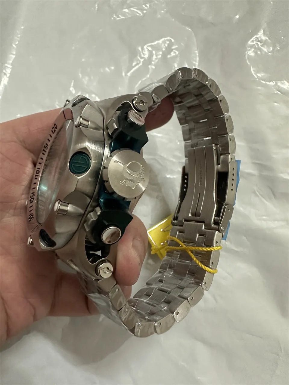 Invicta Green Dial Chronograph - Hình 5