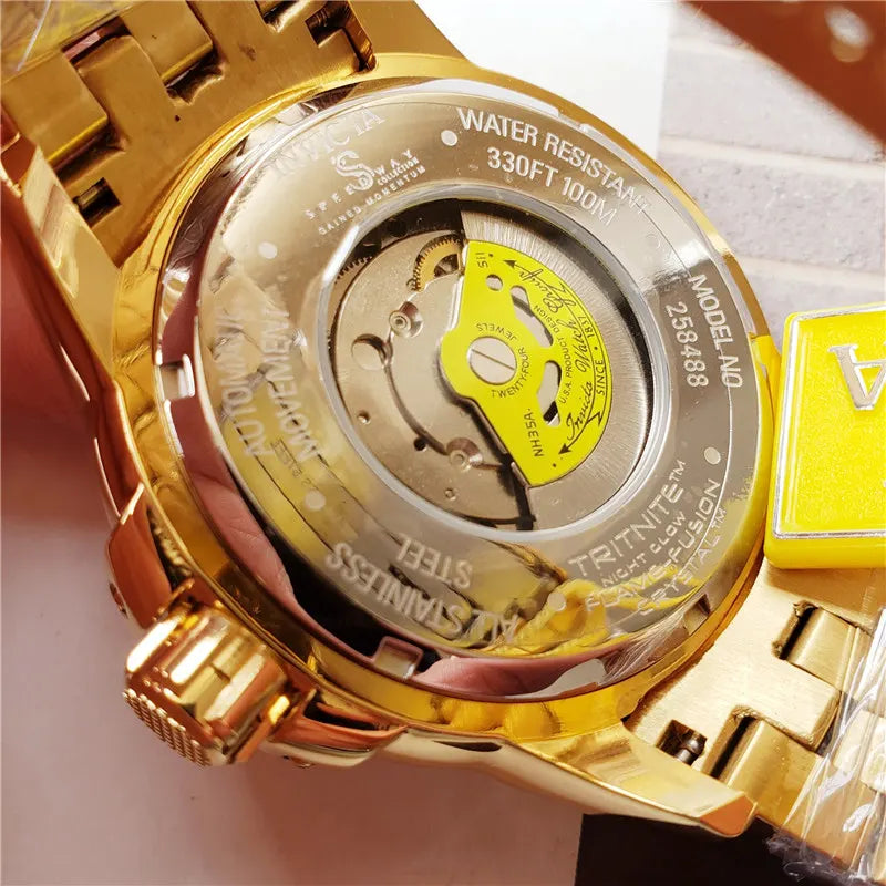 Invicta Gold Turbine Dial - Hình 6