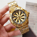 Invicta Gold Turbine Dial