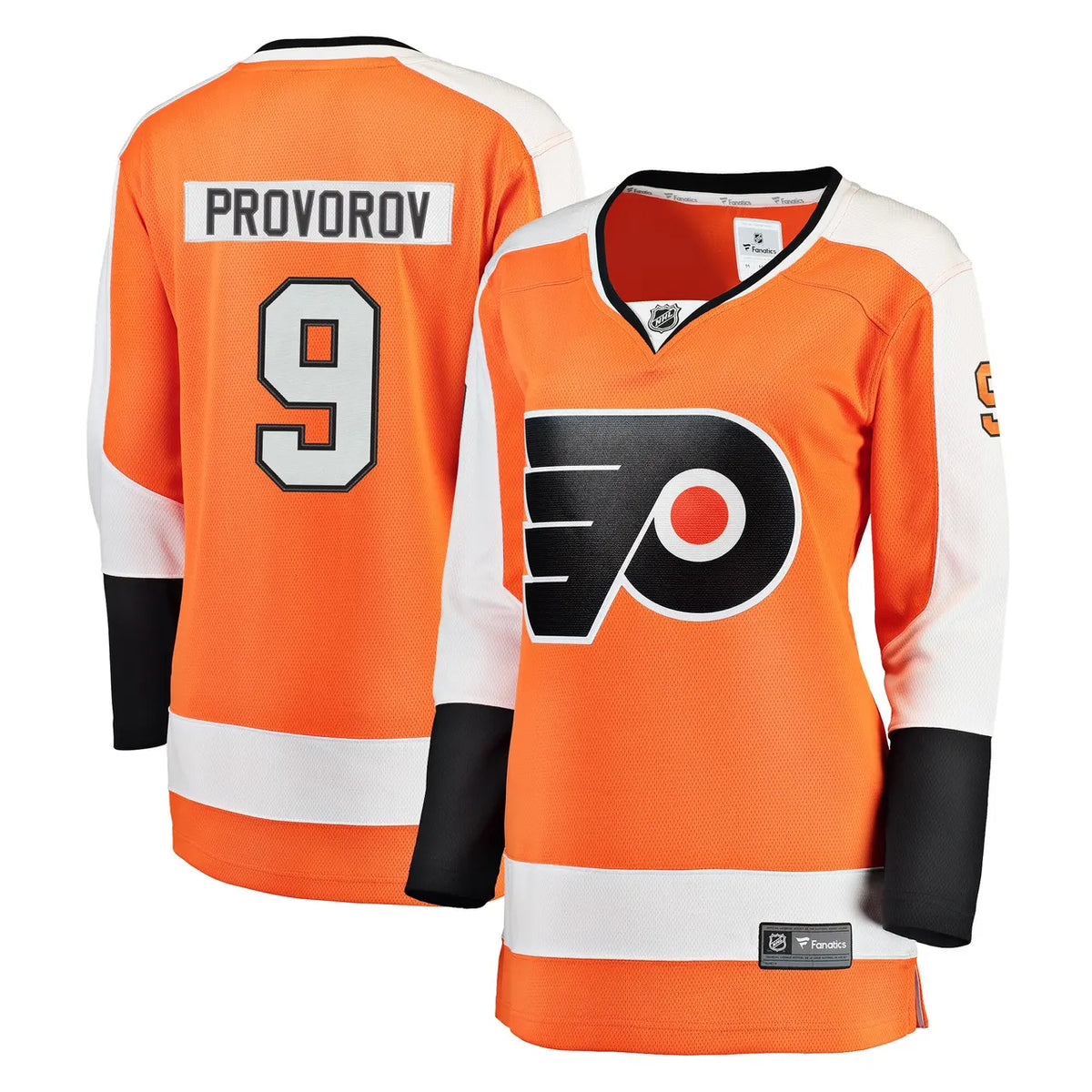 fanatics Provorov Flyers Orange Jersey - Hình 2