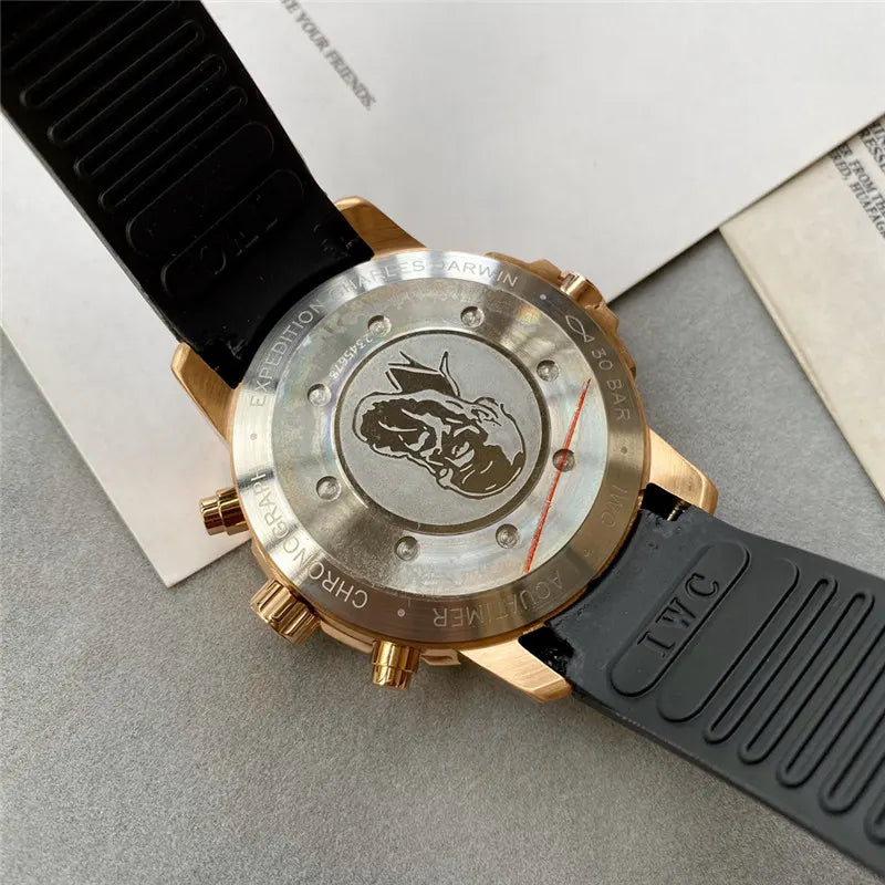 IWC Rose Gold Chronograph - Hình 6
