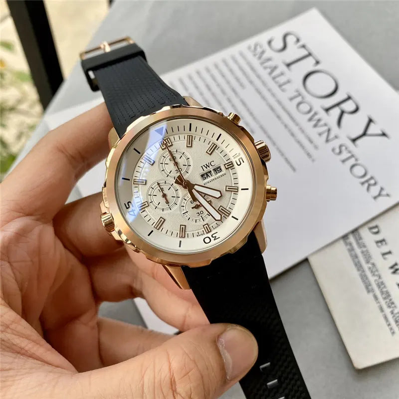 IWC Rose Gold Chronograph - Hình 5