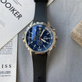 rubber IWC Aquatimer Blue Dial