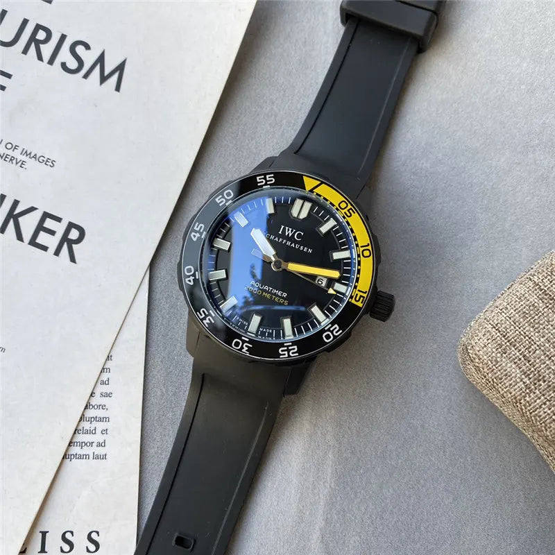 IWC Aquatimer Black Yellow - Hình 2