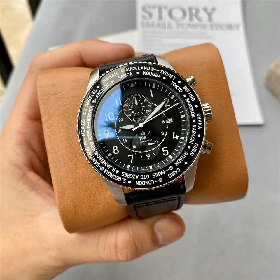 IWC Pilot Worldtimer Black
