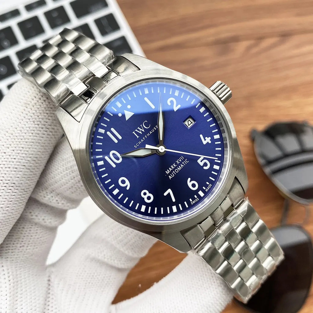 IWC Mark XVII Blue Dial - Hình 6