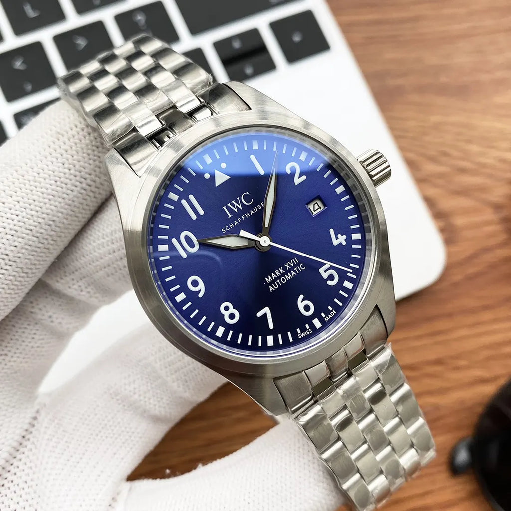 IWC Mark XVII Blue Dial - Hình 8