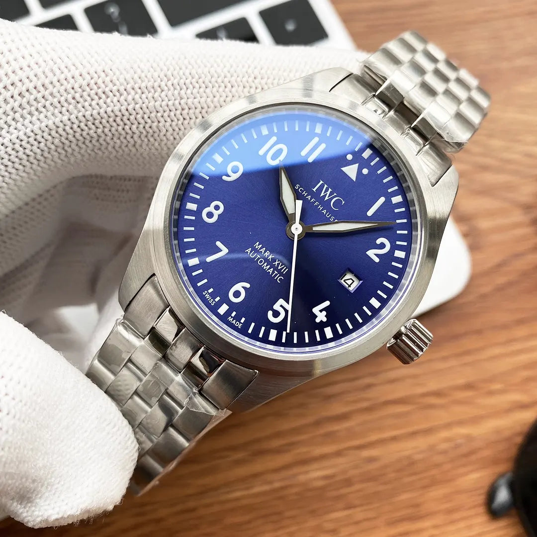 IWC Mark XVII Blue Dial - Hình 7