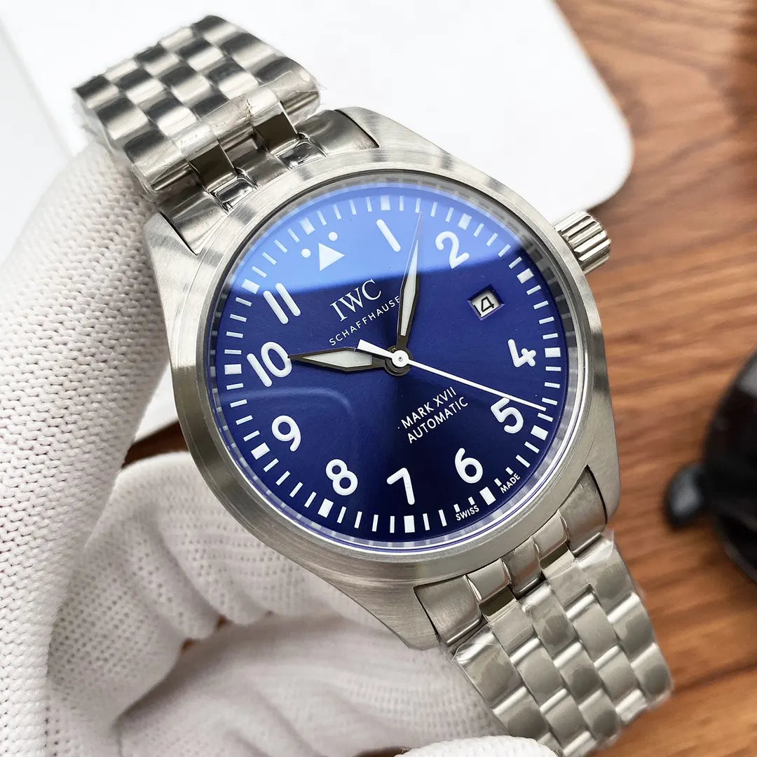 IWC Mark XVII Blue Dial - Hình 4
