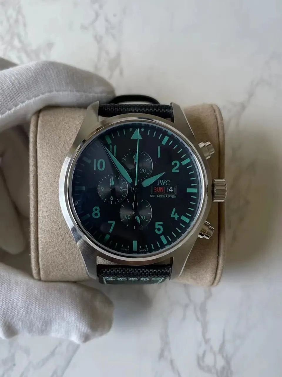 IWC Pilot Chronograph Teal - Hình 2