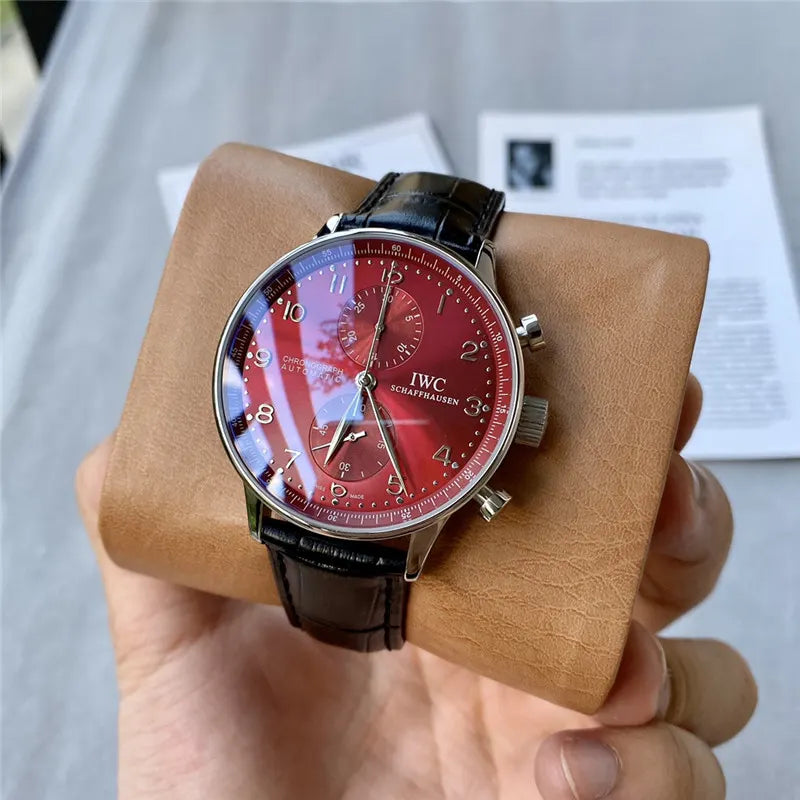 IWC Red Dial Chronograph