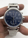 IWC Blue Dial Chronograph Steel