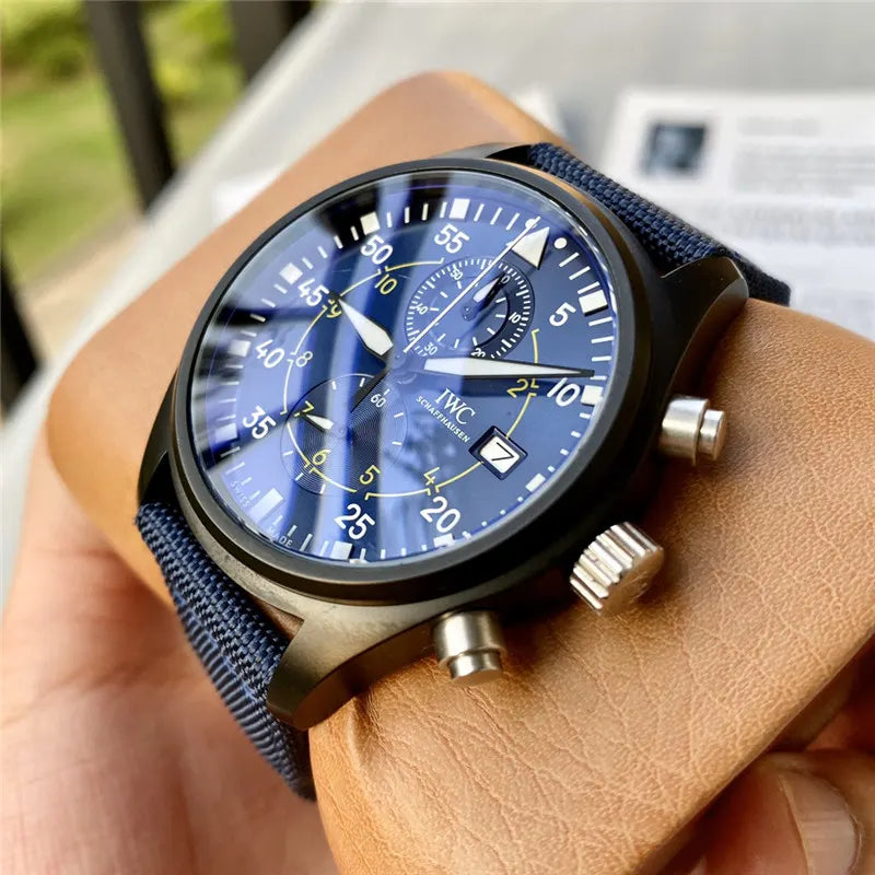 IWC Pilot Blue Canvas - Hình 4