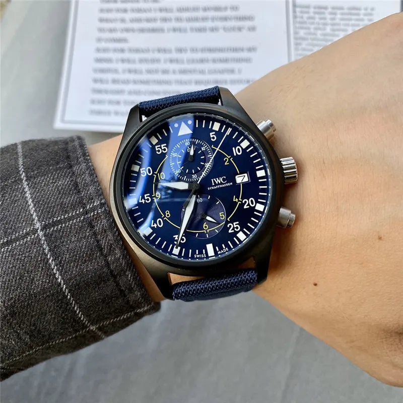 IWC Pilot Blue Canvas - Hình 2