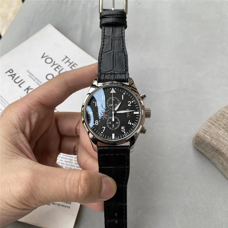 IWC Pilot Chronograph Black - Hình 5