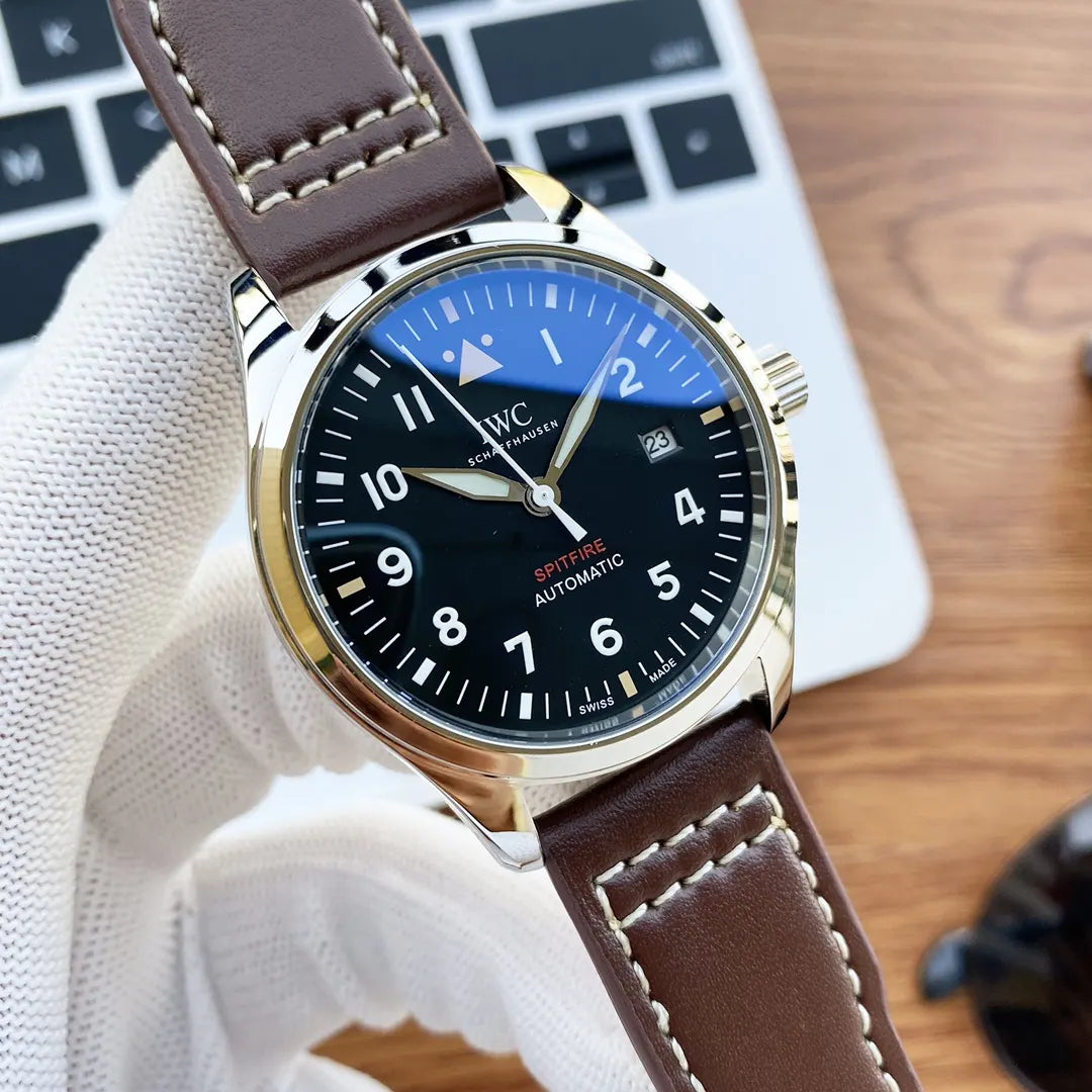 IWC Spitfire Bronze Green Dial - Hình 4