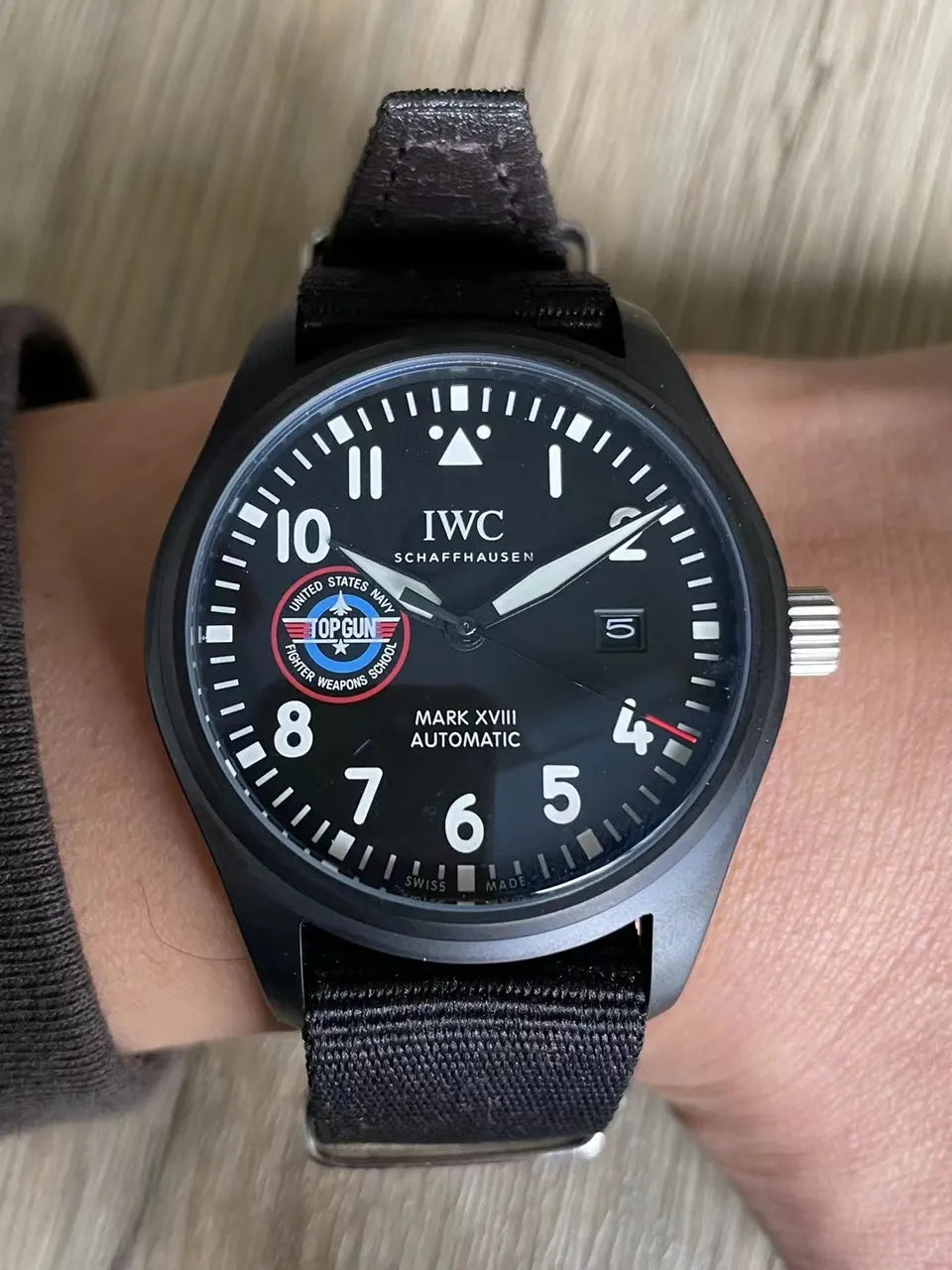 IWC Pilot Top Gun Black