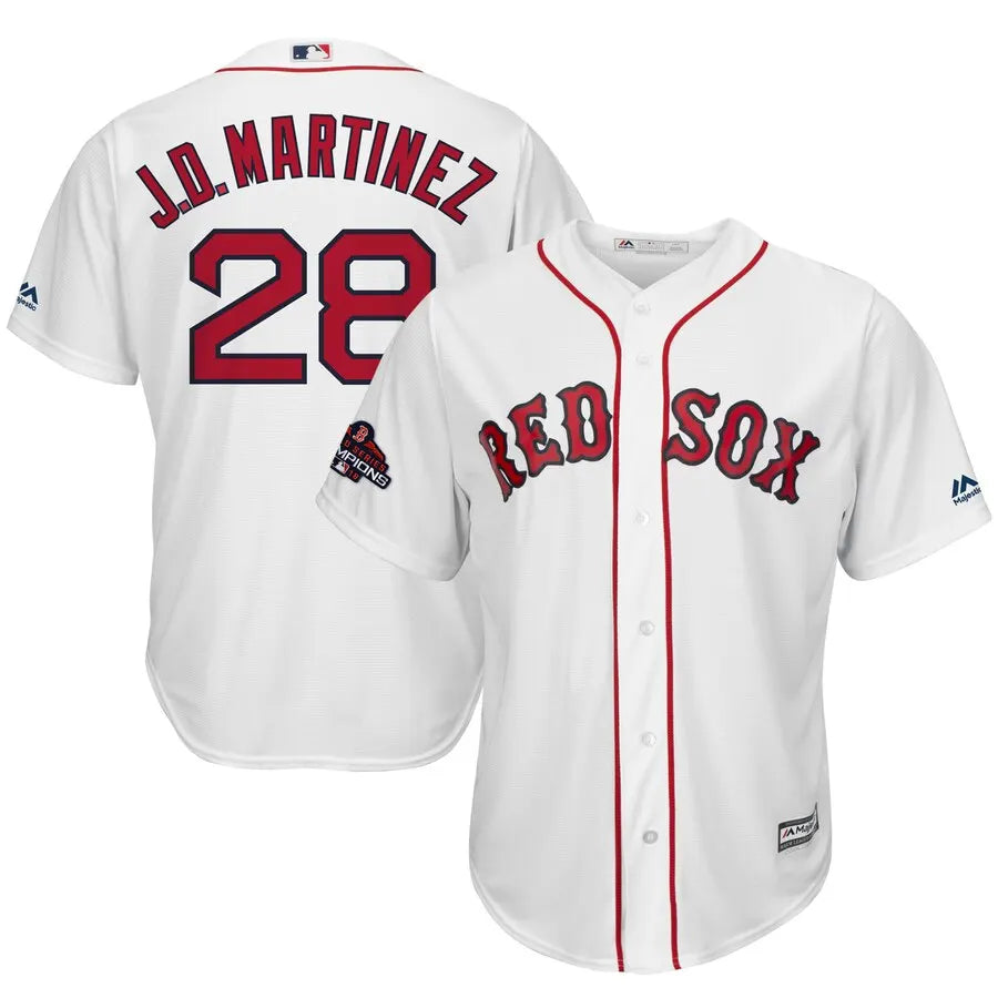 majestic Martinez Red Sox White Jersey