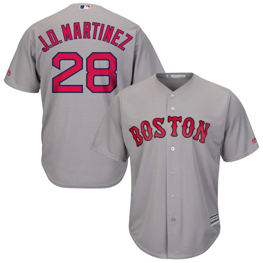 Martinez Red Sox Gray Jersey