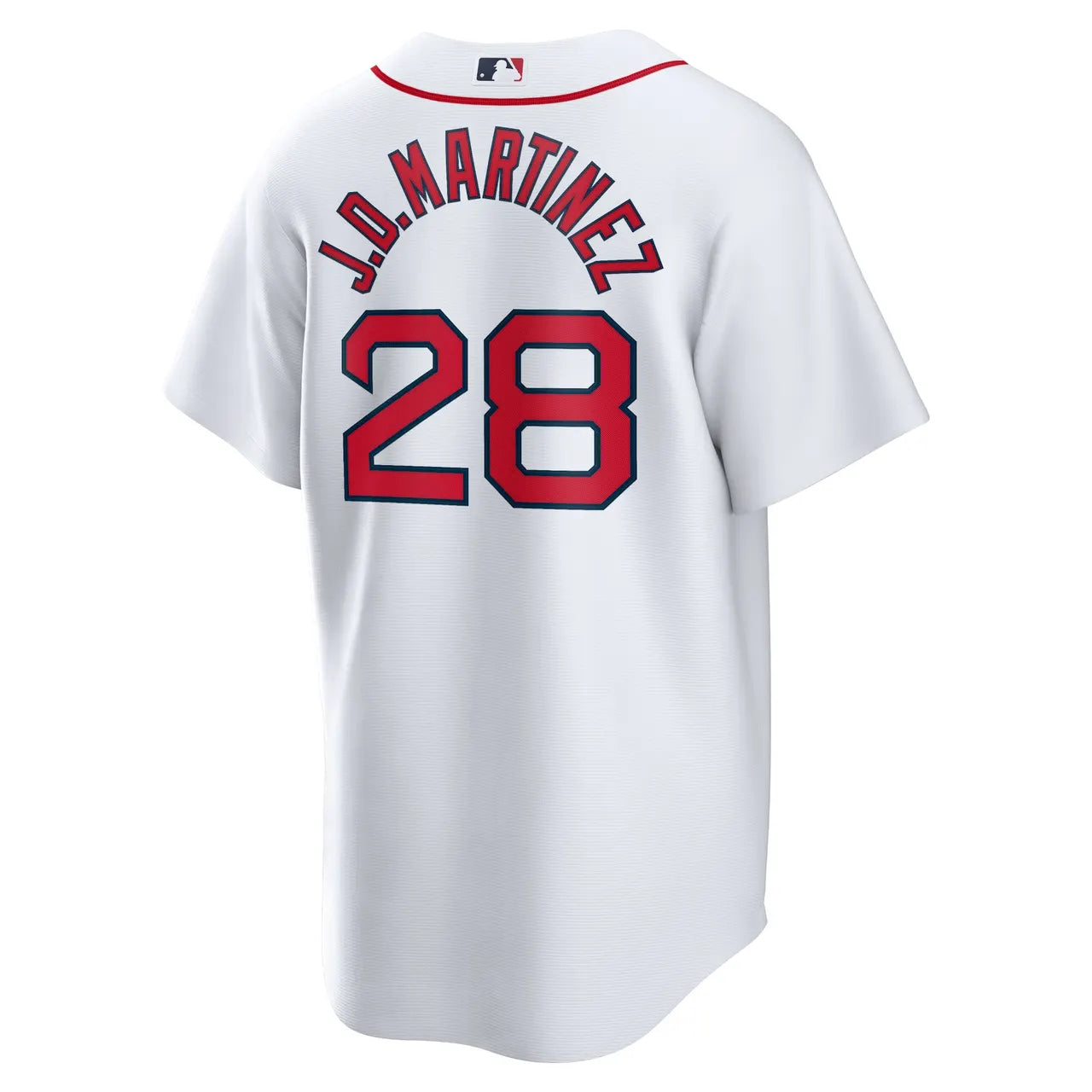 nike Red Sox Martinez White Jersey - Hình 4