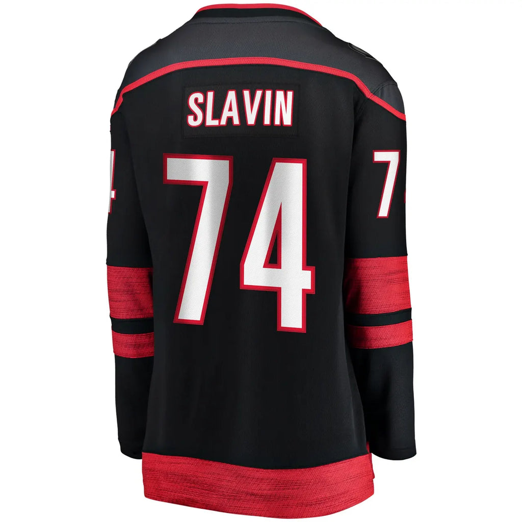 fanatics Slavin Hurricanes Black Jersey - Hình 3