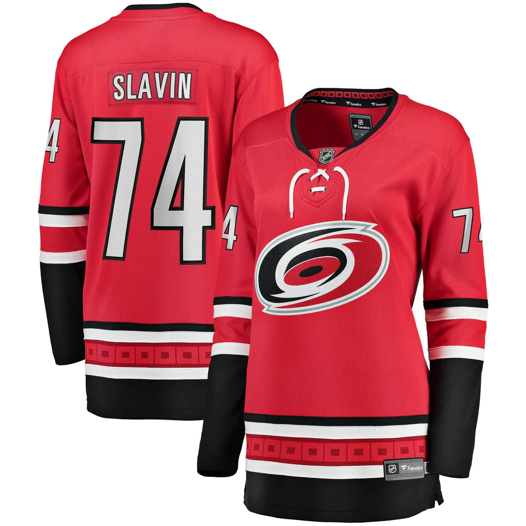 fanatics Slavin Hurricanes Black Jersey - Hình 4
