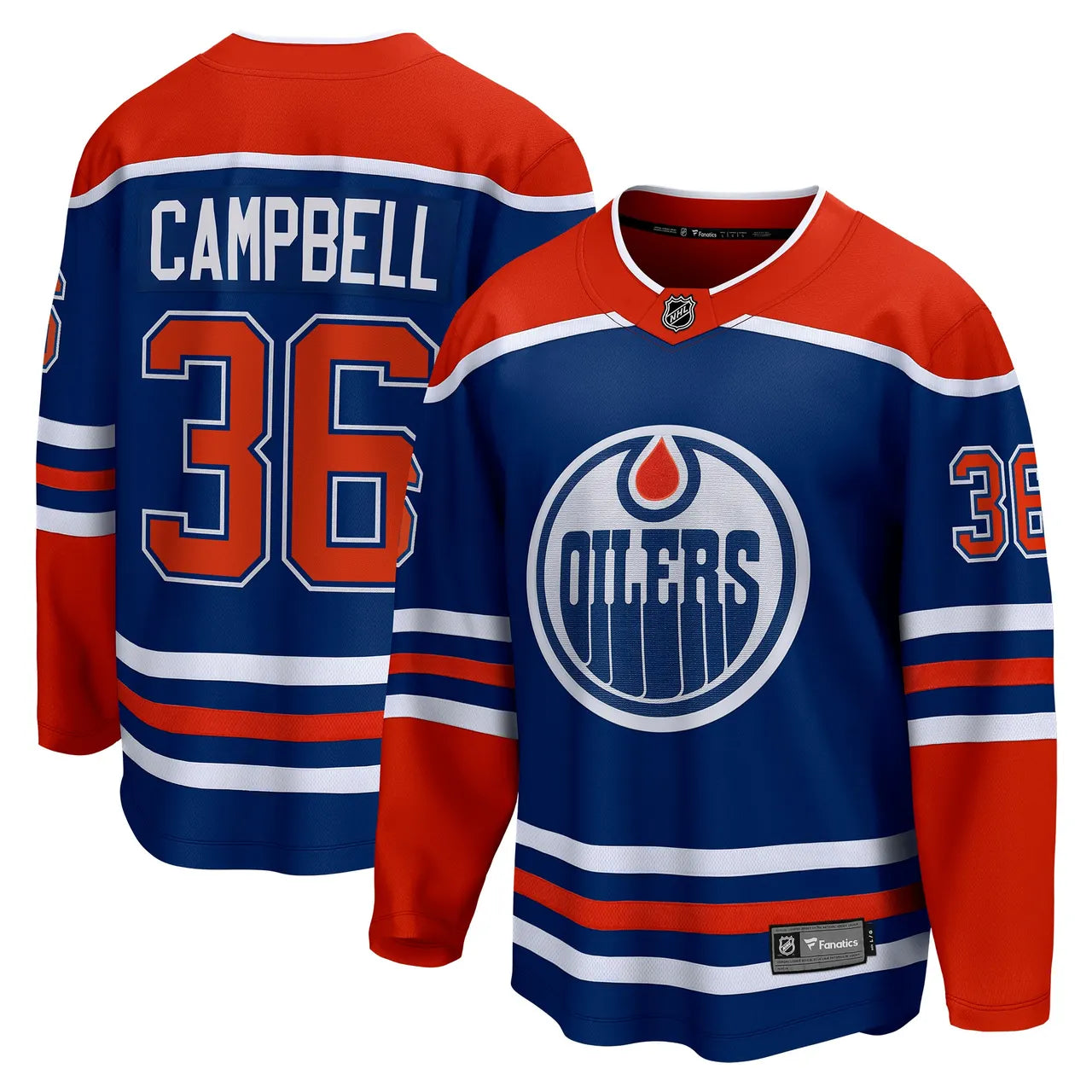 Oilers Campbell #36 Jersey fanatics - Hình 14