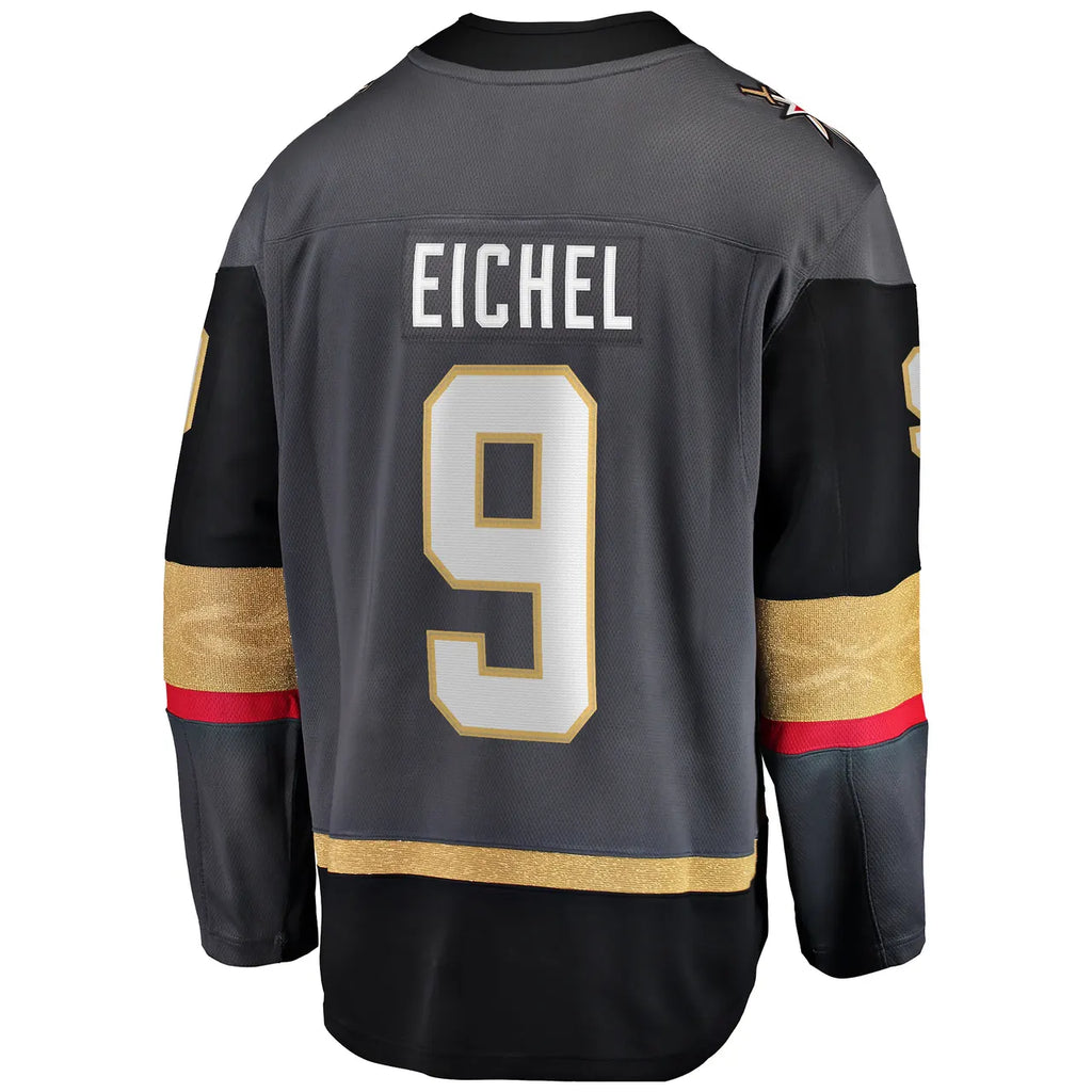fanatics gray Eichel Golden Knights Jersey - Hình 4
