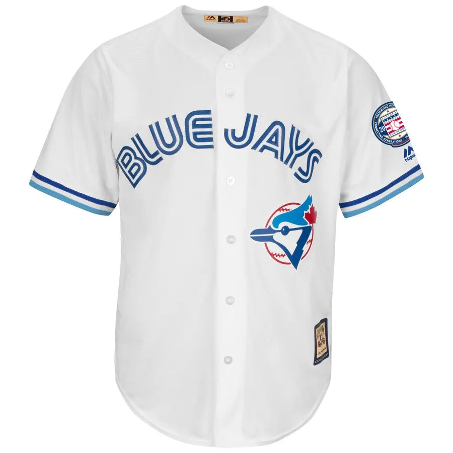 Morris Blue Jays White Jersey - Hình 2