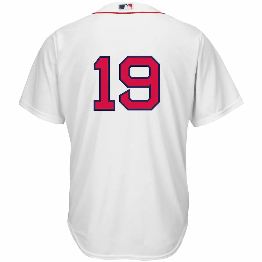 Majestic Red Sox White Jersey - Hình 2