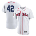 jackie Nike Red Sox White Jersey