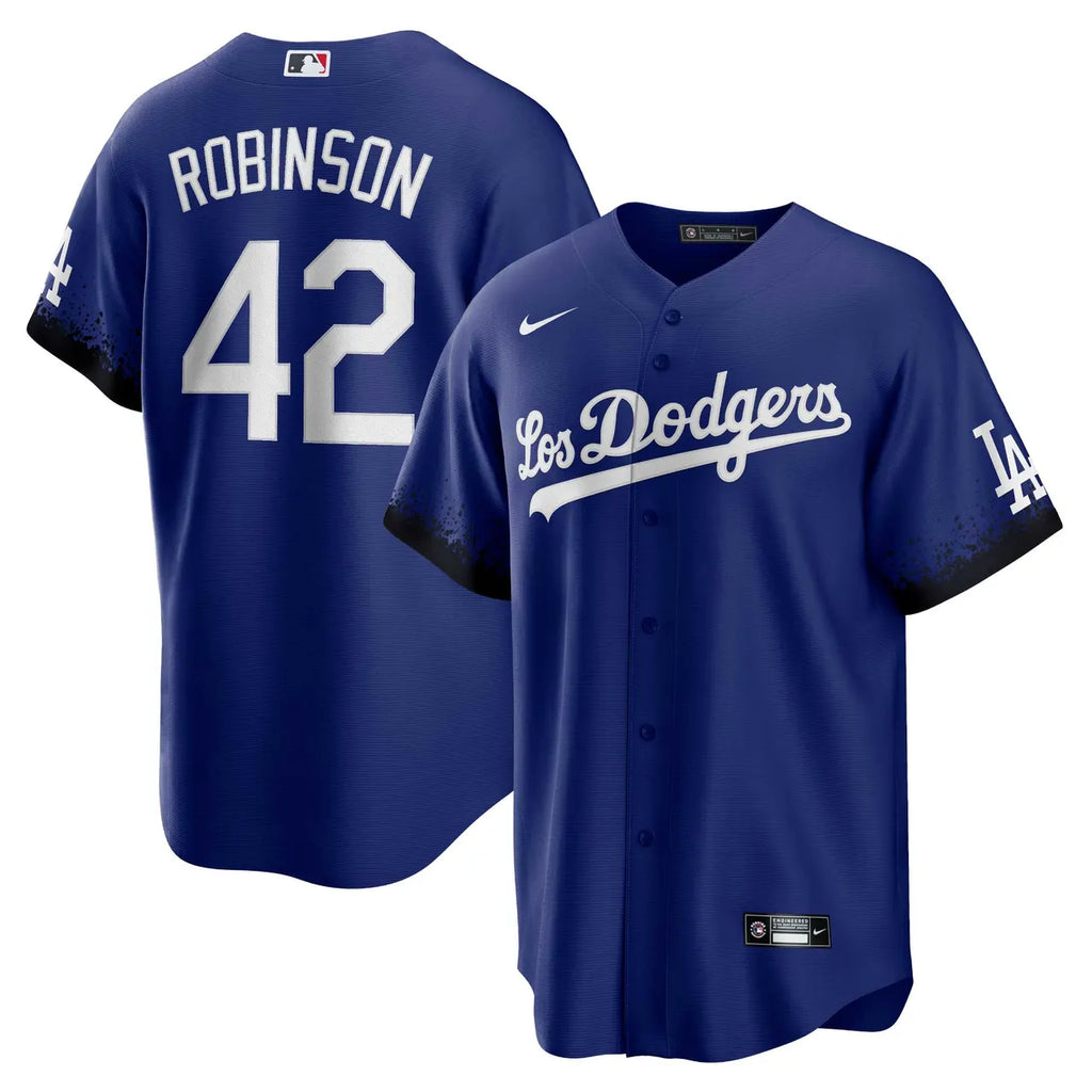 Dodgers Robinson Blue Jersey - Hình 2