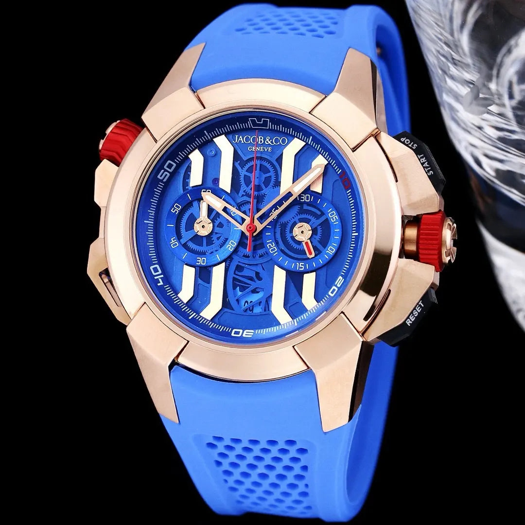 Jacob & Co. Blue Rubber