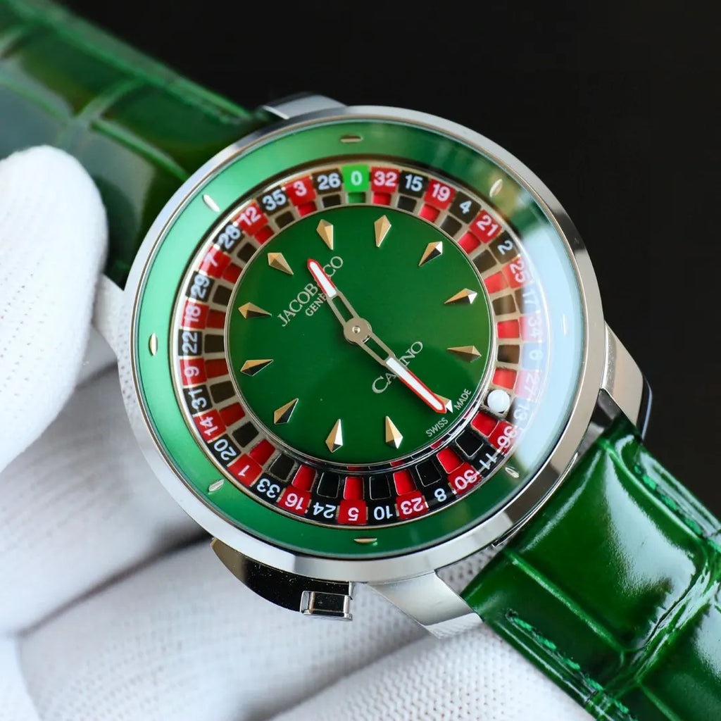 green Jacob & Co Casino Watch - Hình 2