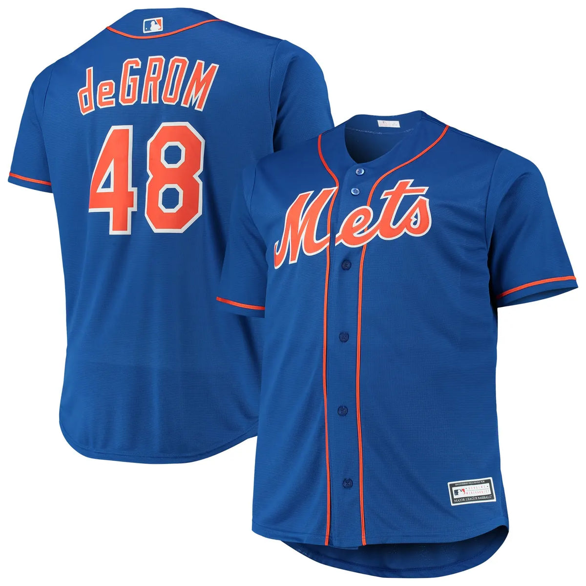deGrom Mets Blue Jersey majestic
