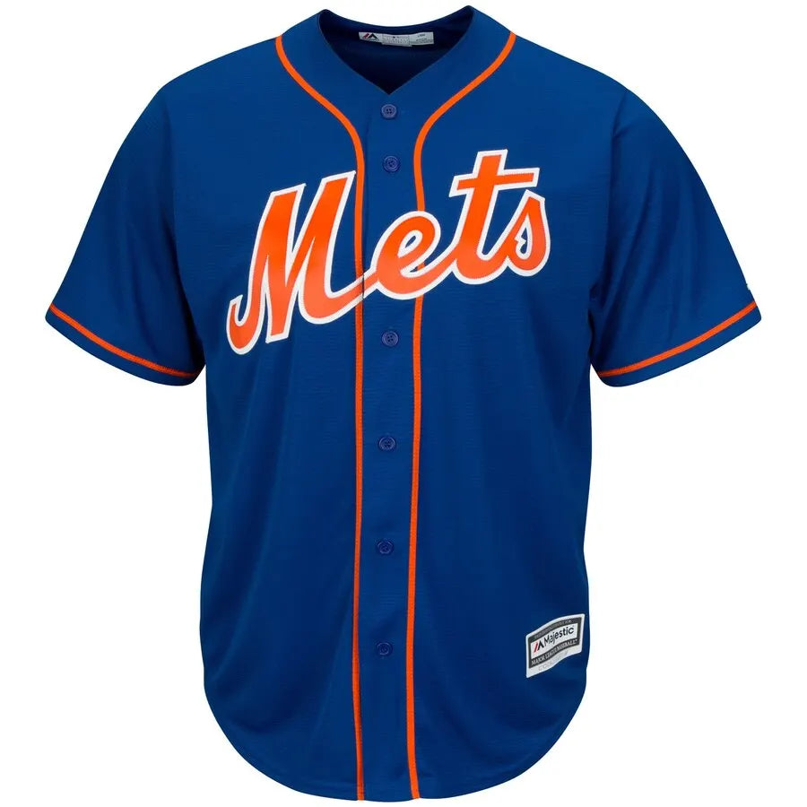 Majestic deGrom Mets Blue Jersey - Hình 2