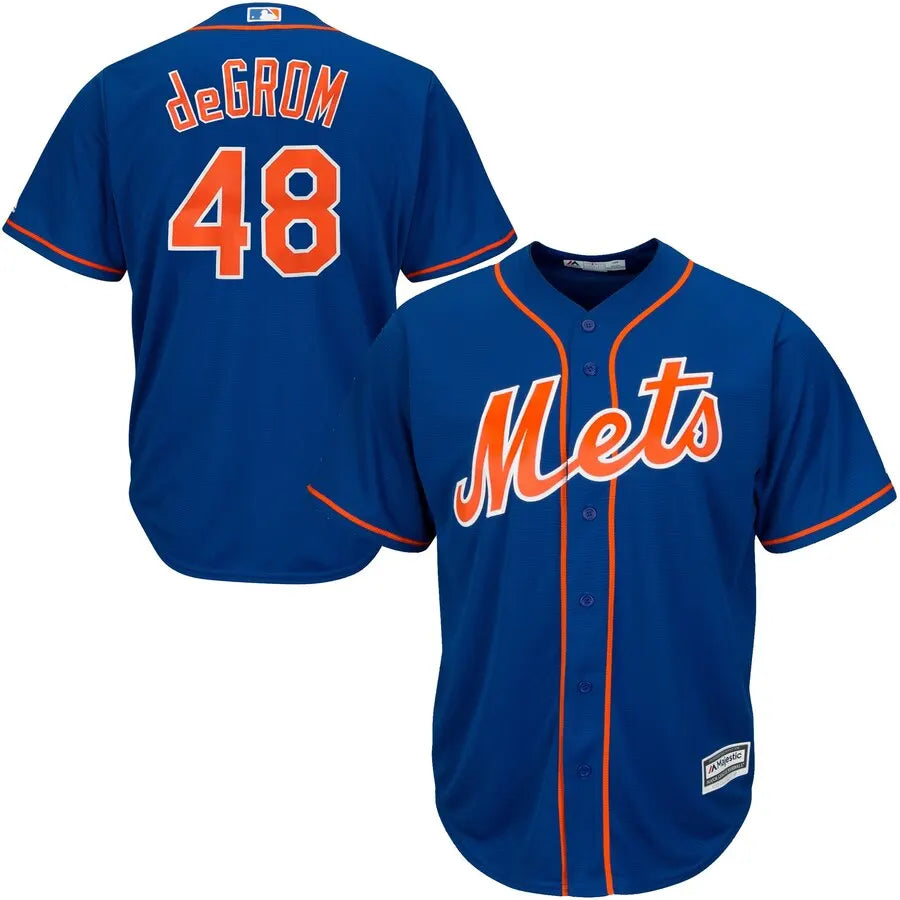 Majestic deGrom Mets Blue Jersey