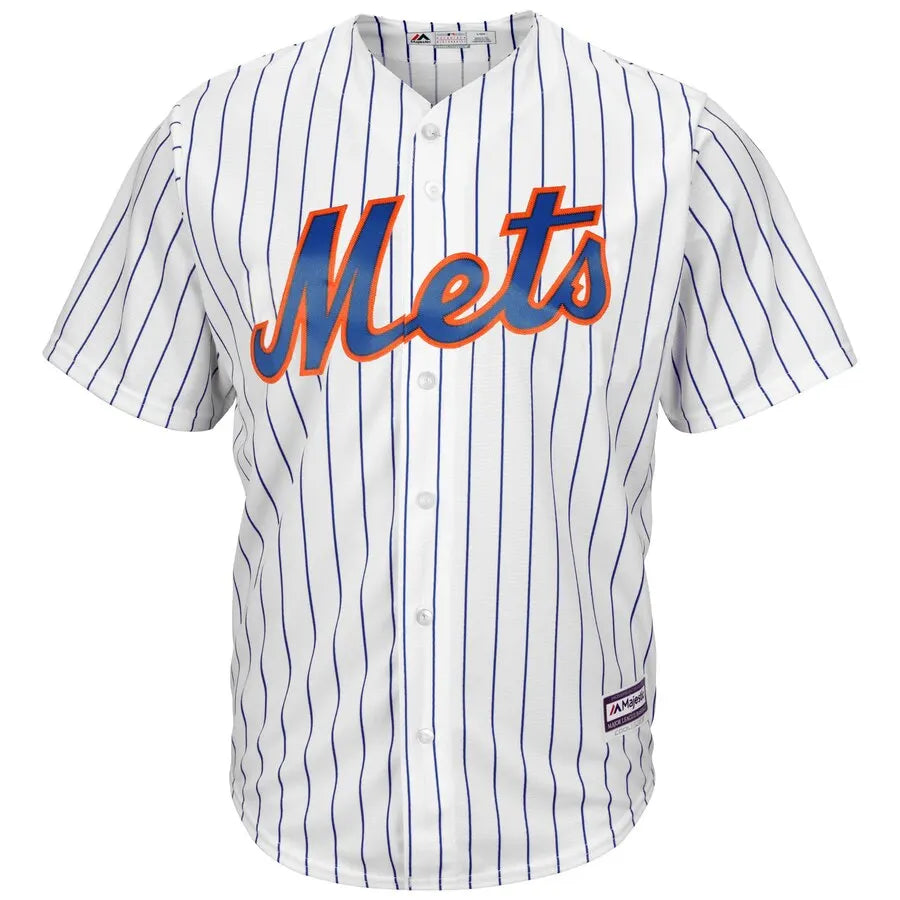 Mets deGrom Pinstripe Jersey - Hình 2