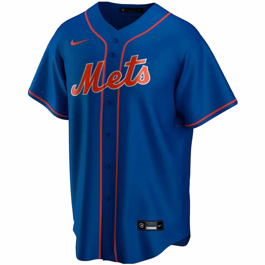 nike alternate deGrom Mets Blue Jersey - Hình 2