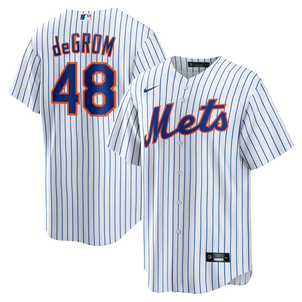 authentic Nike deGrom Mets Pinstripe Jersey