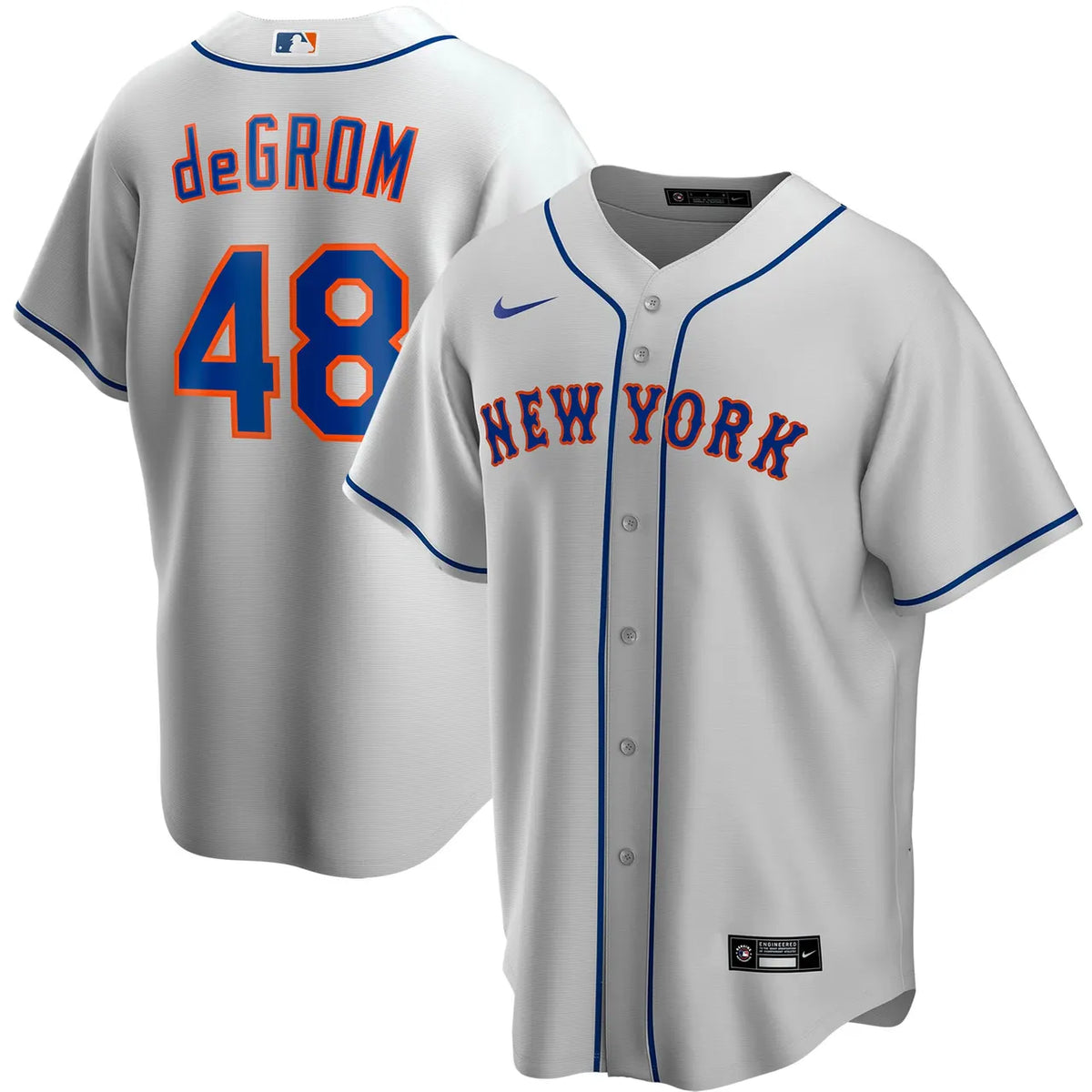 deGrom Mets White Jersey