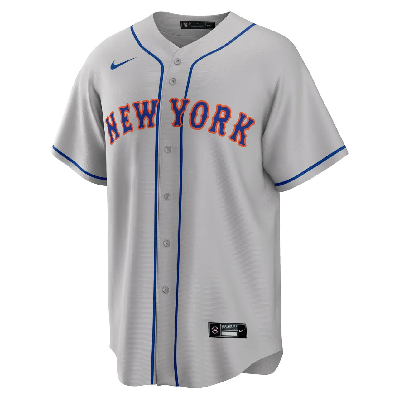 deGrom Mets Gray Jersey - Hình 3