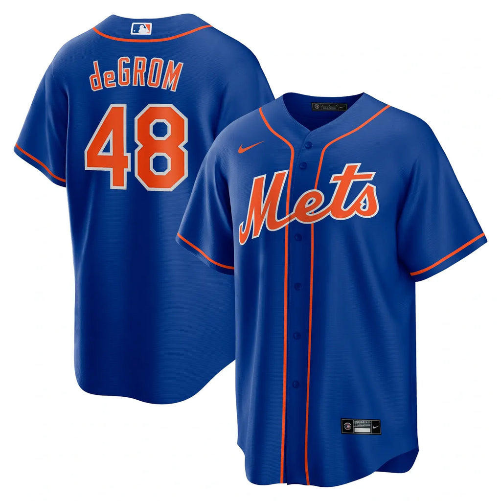 deGrom Mets Gray Jersey - Hình 10
