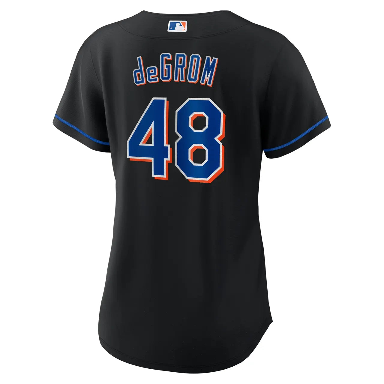 Nike deGrom Mets Black Jersey - Hình 4